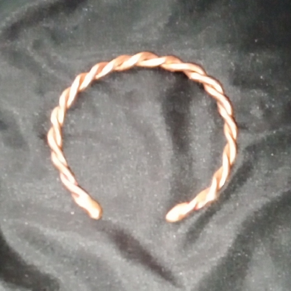 Twisted Copper Bracelet